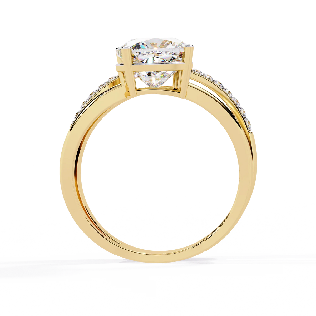 Ascent Cushion Lab Grown Diamond Ring - Ophiratbf