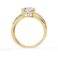 Ascent Cushion Lab Grown Diamond Ring - Ophiratbf
