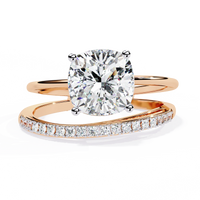 Ascent Cushion Lab Grown Diamond Ring - Ophiratbf