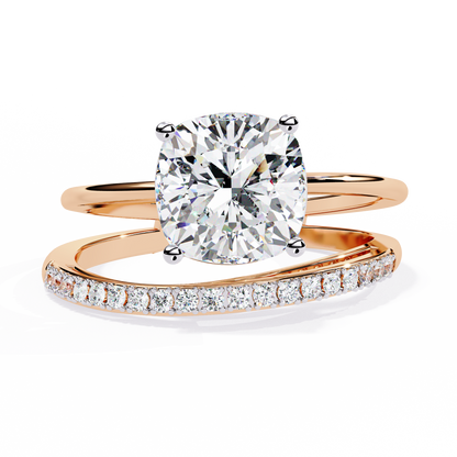 Ascent Cushion Lab Grown Diamond Ring
