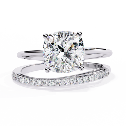 Ascent Cushion Lab Grown Diamond Ring