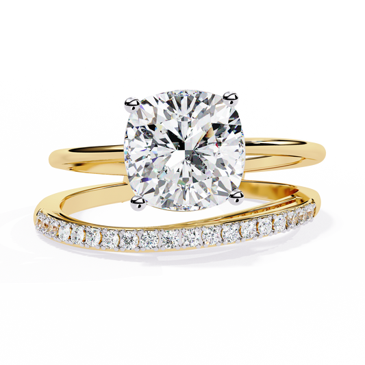 Ascent Cushion Lab Grown Diamond Ring
