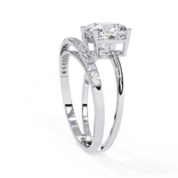 Ascent Cushion Lab Grown Diamond Ring - Ophiratbf