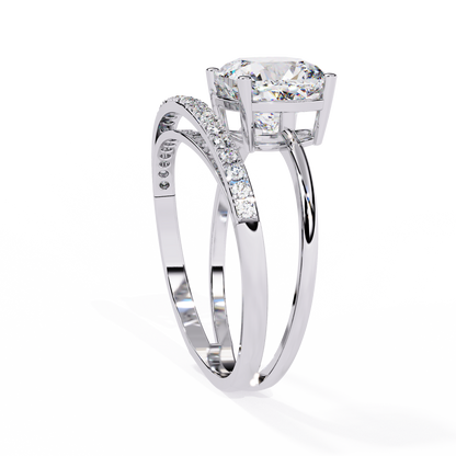 Ascent Cushion Lab Grown Diamond Ring