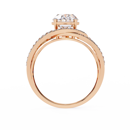 Ophira Celestial Spiral Lab Grown Diamond Ring