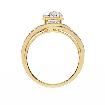 Ophira Celestial Spiral Lab Grown Diamond Ring