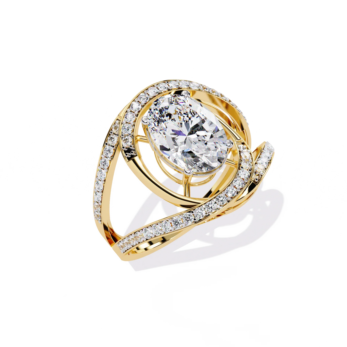 Ophira Celestial Spiral Lab Grown Diamond Ring - Ophiratbf