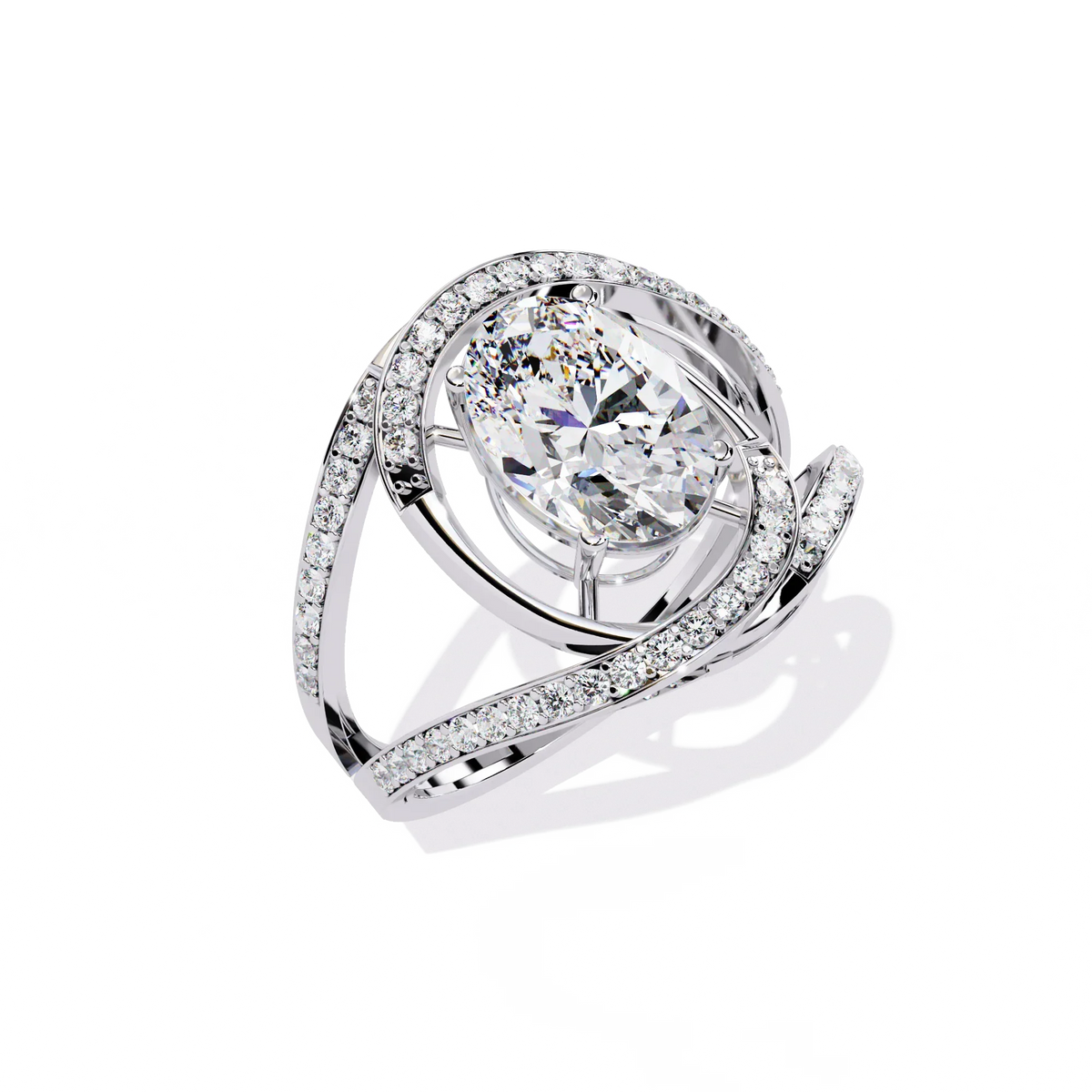 Ophira Celestial Spiral Lab Grown Diamond Ring - Ophiratbf