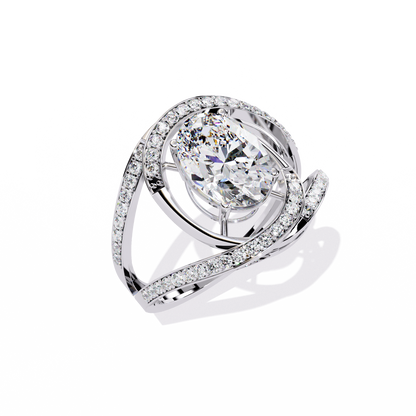 Ophira Celestial Spiral Lab Grown Diamond Ring