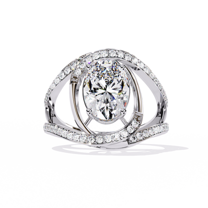 Ophira Celestial Spiral Lab Grown Diamond Ring