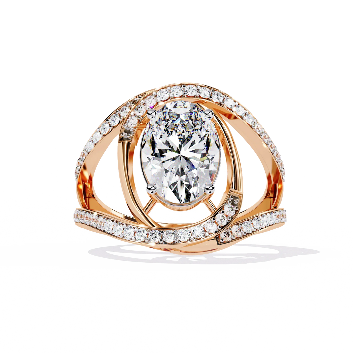 Ophira Celestial Spiral Lab Grown Diamond Ring - Ophiratbf