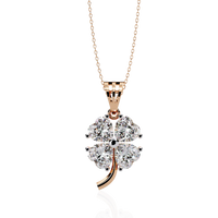 Fortuna Four-Heart Lab Grown Diamond Pendant - Ophiratbf