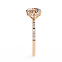 Radiant Classic Lab Grown Diamond Solitaire Ring - Ophiratbf