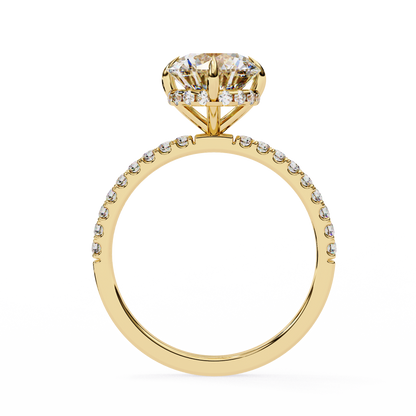 Radiant Classic Lab Grown Diamond Solitaire Ring