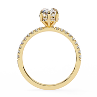 Marquise Lab Grown Diamond Solitaire Ring - Ophiratbf