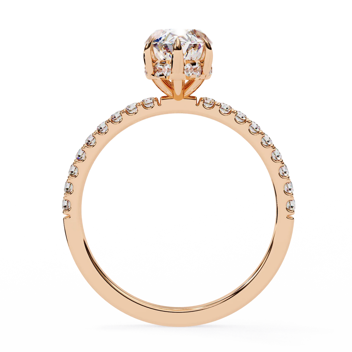 Marquise Lab Grown Diamond Solitaire Ring - Ophiratbf