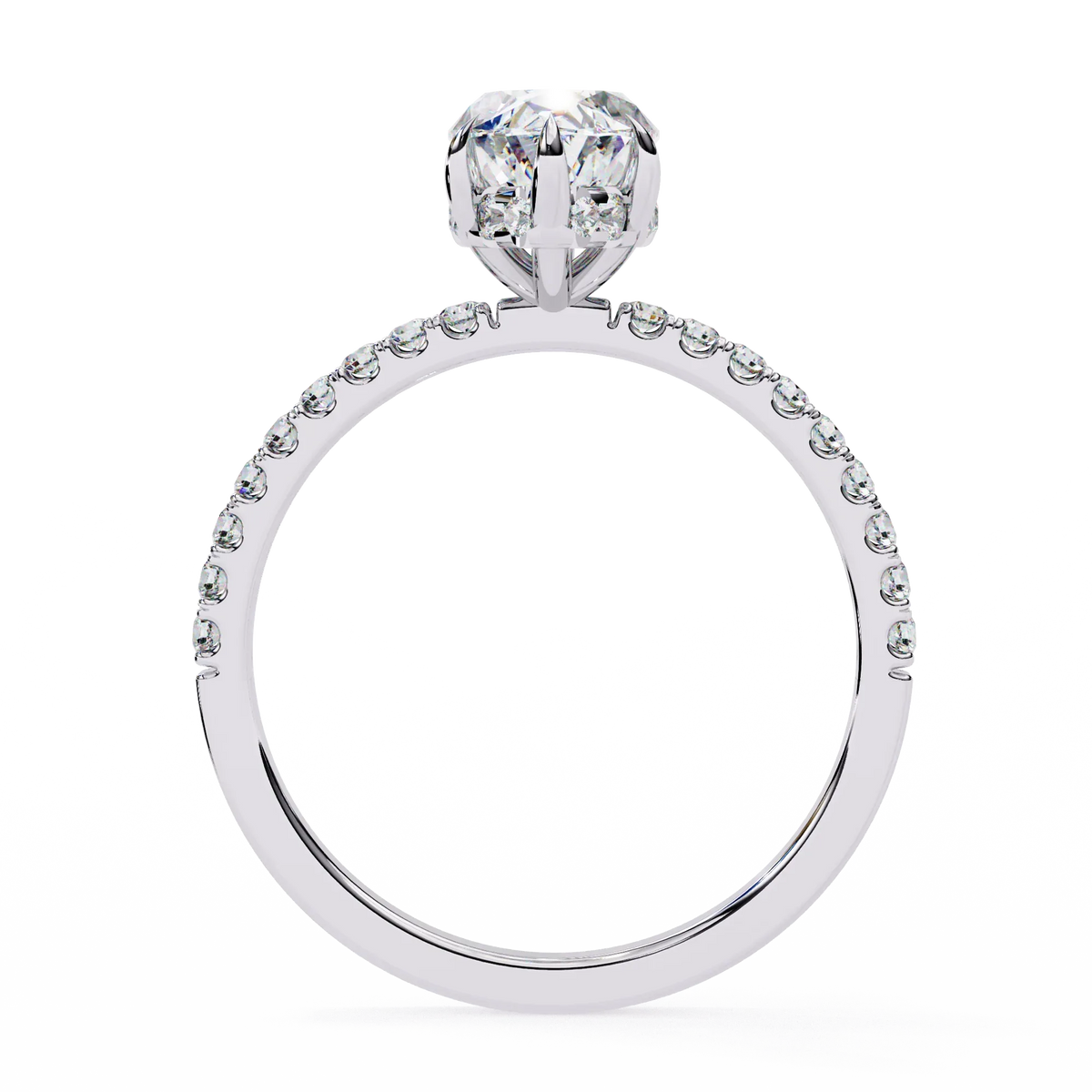 Marquise Lab Grown Diamond Solitaire Ring - Ophiratbf