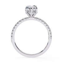 Marquise Lab Grown Diamond Solitaire Ring - Ophiratbf