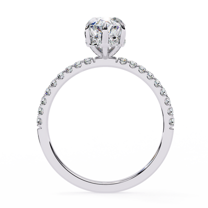 Marquise  Lab Grown Diamond Solitaire Ring