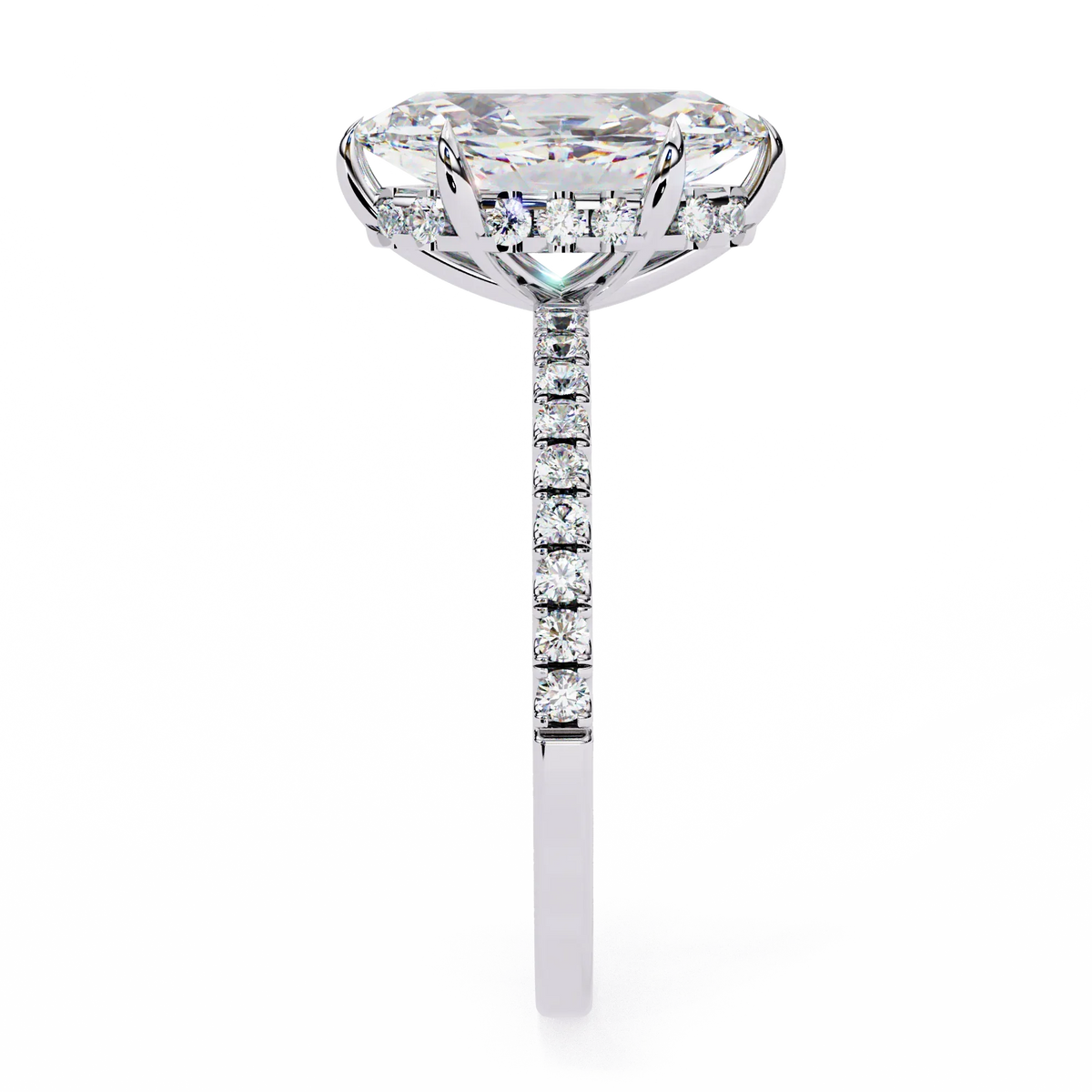 Marquise Lab Grown Diamond Solitaire Ring - Ophiratbf