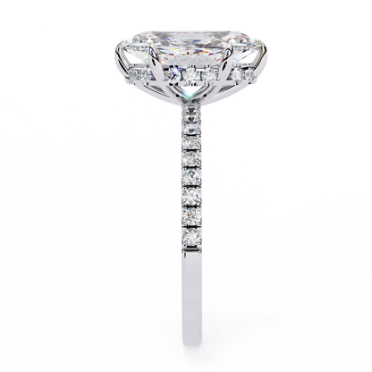 Marquise  Lab Grown Diamond Solitaire Ring