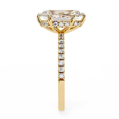 Marquise  Lab Grown Diamond Solitaire Ring