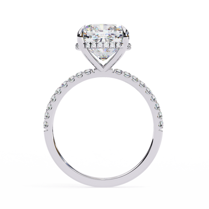 Cushion Brilliance Lab Grown Diamond Solitaire Ring