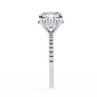 Cushion Brilliance Lab Grown Diamond Solitaire Ring - Ophiratbf