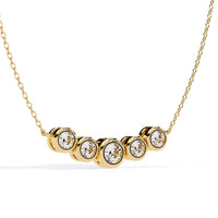 Nova Five Stone Lab Grown Diamond Necklace - Ophiratbf