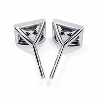 Regency Princess Bezel Lab Grown Diamond Studs - Ophiratbf