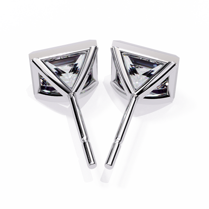 Regency Princess Bezel Lab Grown Diamond Studs