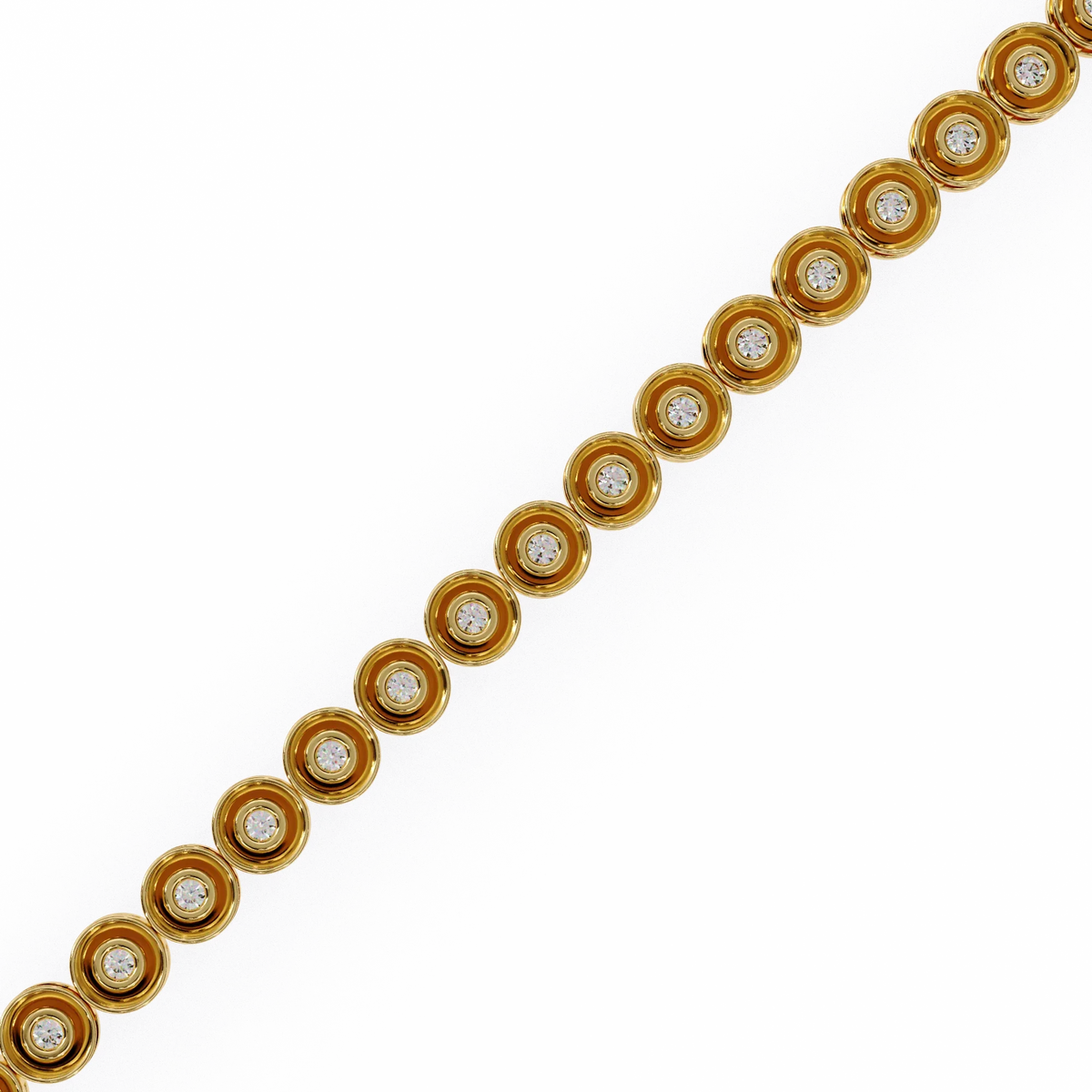 Bella Bezel Lab Grown Diamond Bracelet - Ophiratbf