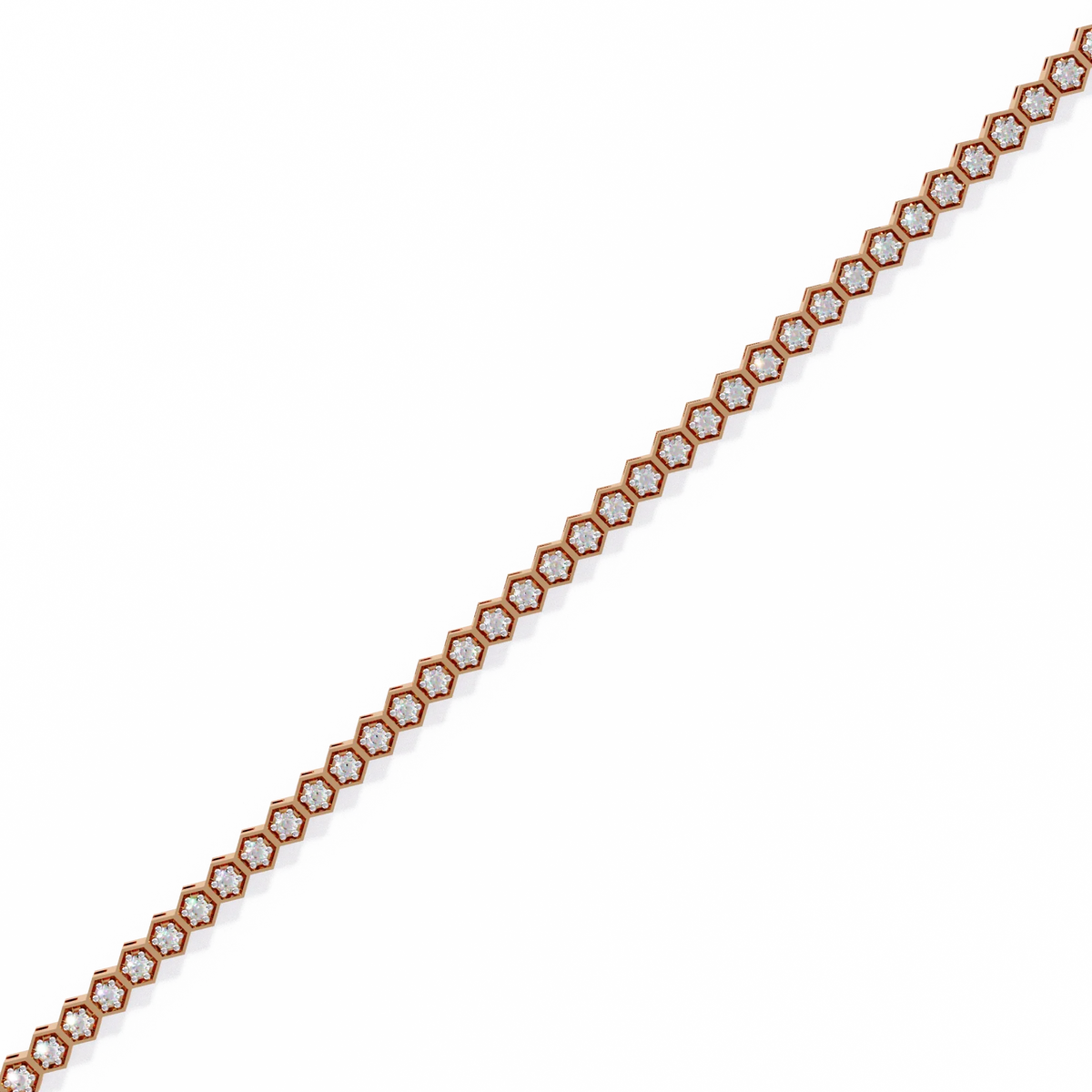 Honeycomb Spark Lab Grown Diamond Bangle - Ophiratbf