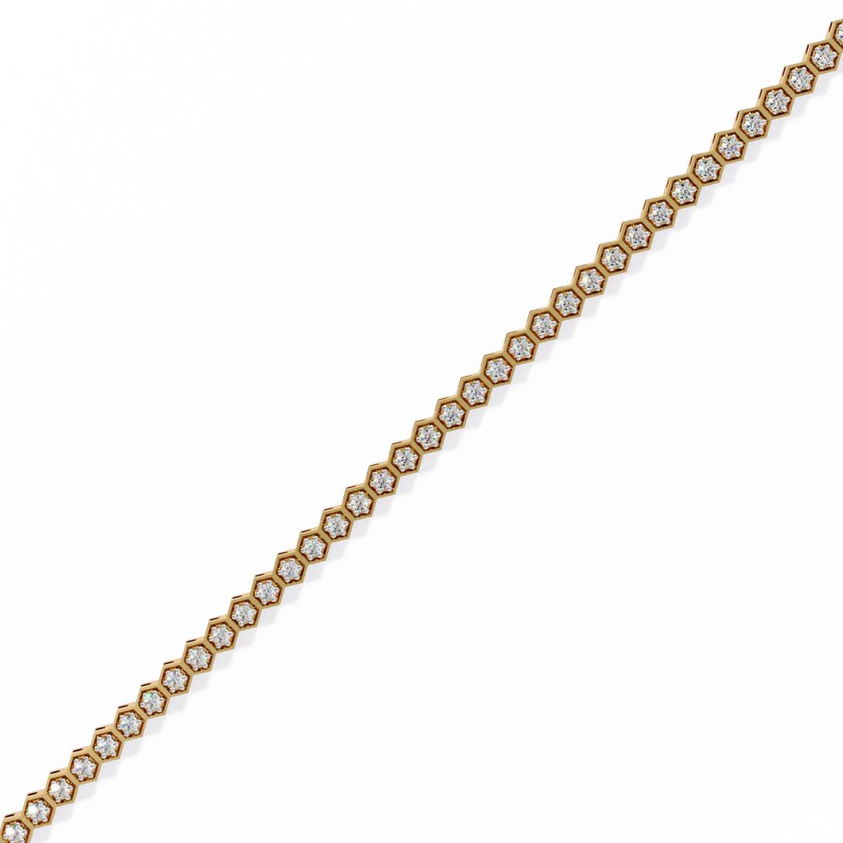 Honeycomb Spark Lab Grown Diamond Bangle - Ophiratbf