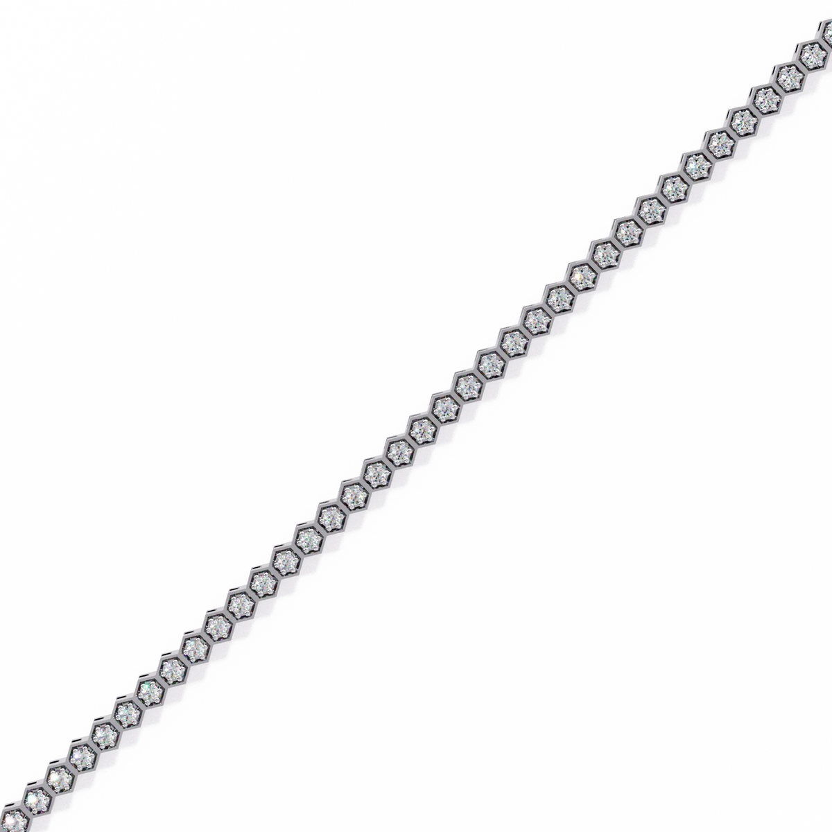 Honeycomb Spark Lab Grown Diamond Bangle - Ophiratbf