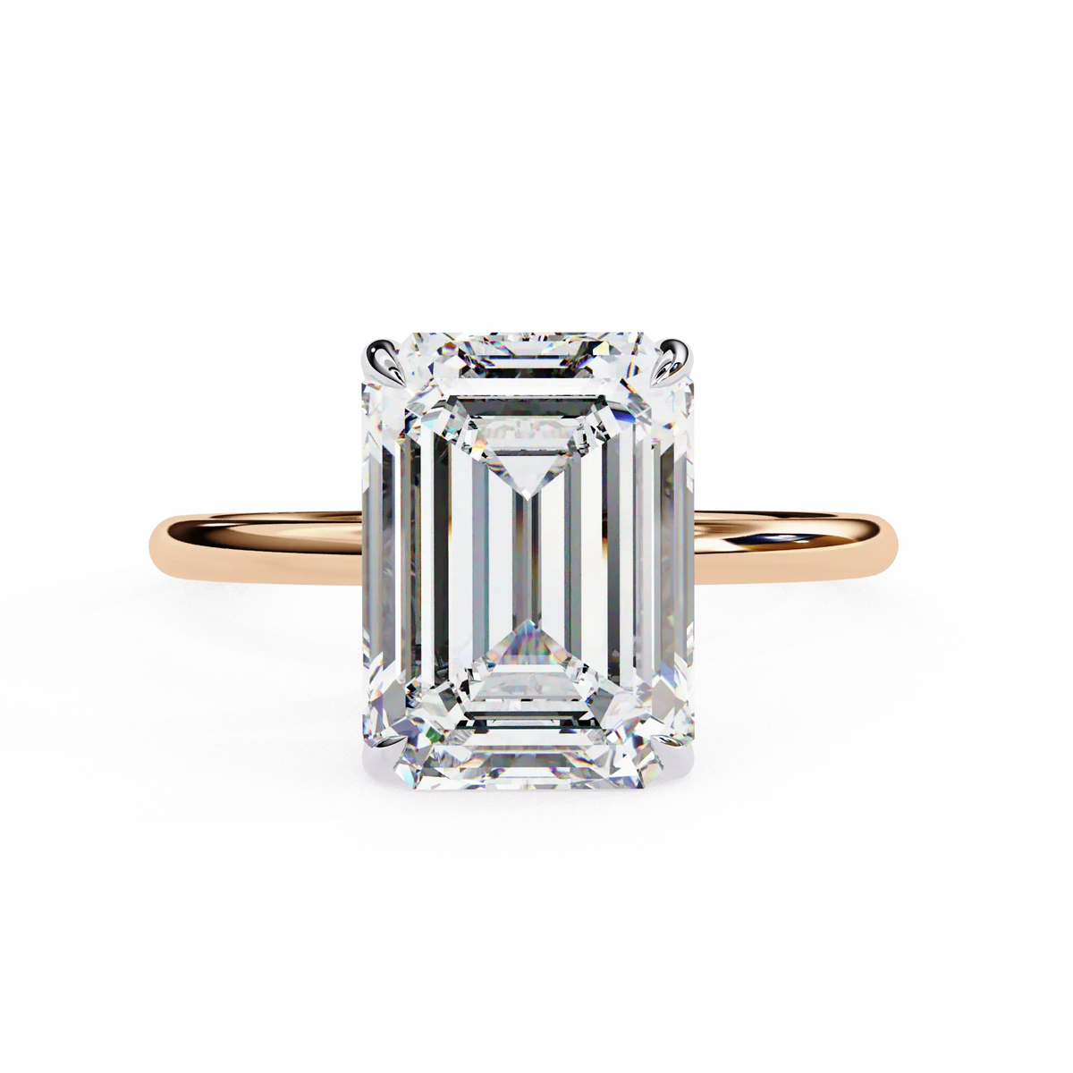Prism Radiant Cut Classic Lab Grown Diamond Ring - Ophiratbf