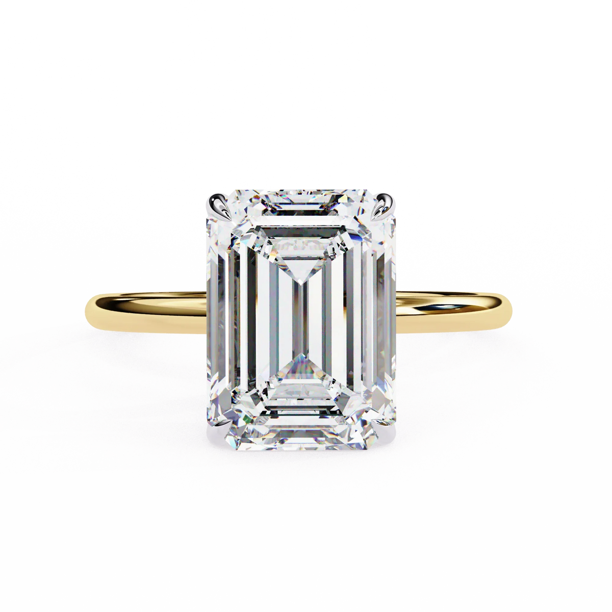 Prism Radiant Cut Classic Lab Grown Diamond Ring - Ophiratbf