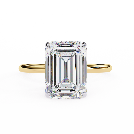 Prism Radiant Cut Classic Lab Grown Diamond Ring
