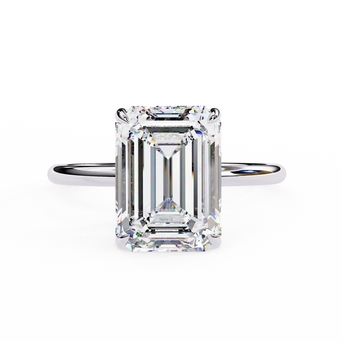 Prism Radiant Cut Classic Lab Grown Diamond Ring - Ophiratbf