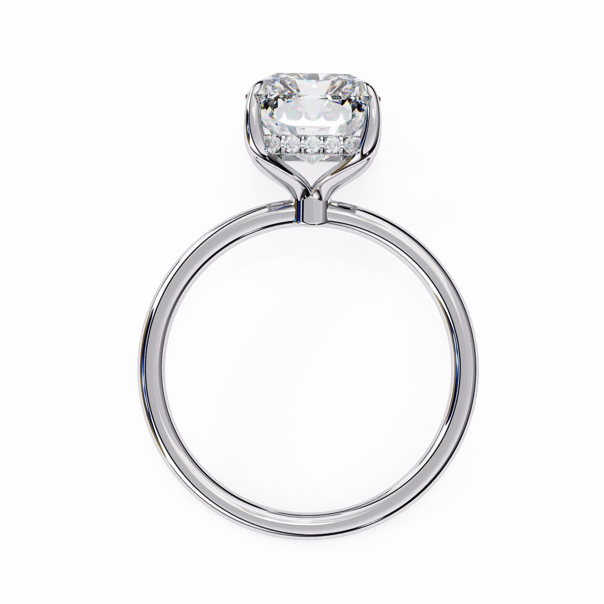 Ophira Celeste Radiant Solitaire Lab Grown Diamond Ring - Ophiratbf
