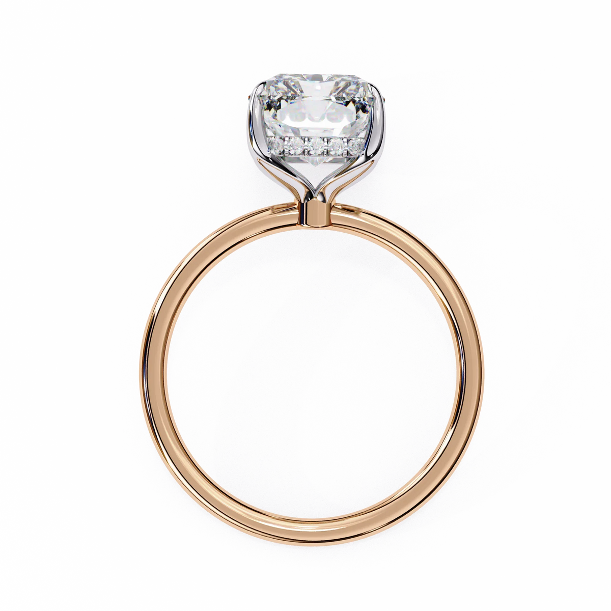 Prism Radiant Cut Classic Lab Grown Diamond Ring - Ophiratbf