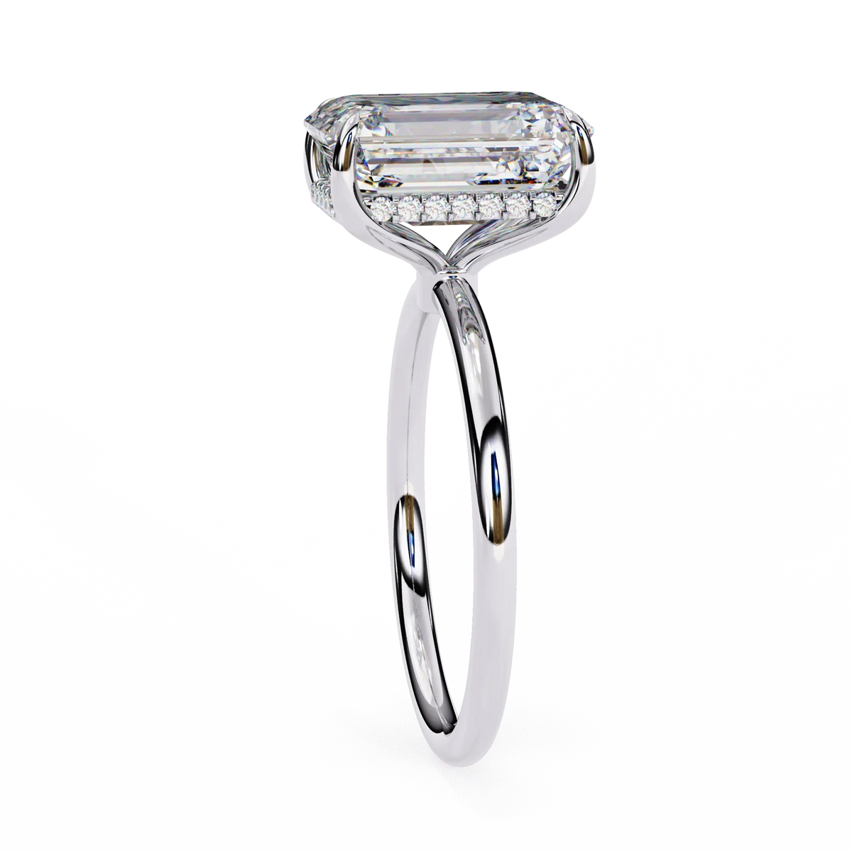 Prism Radiant Cut Classic Lab Grown Diamond Ring - Ophiratbf