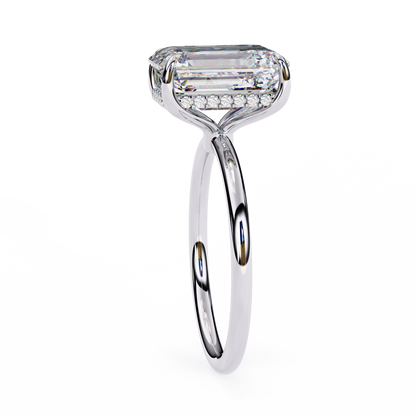 Prism Radiant Cut Classic Lab Grown Diamond Ring