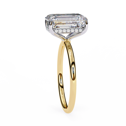 Prism Radiant Cut Classic Lab Grown Diamond Ring