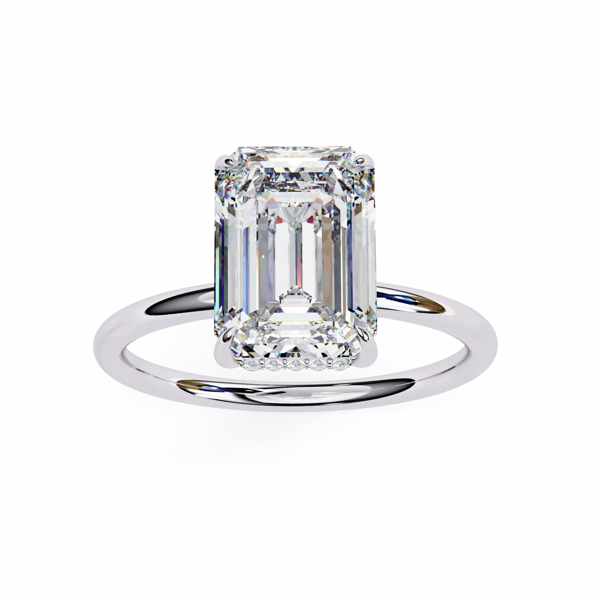 Prism Radiant Cut Classic Lab Grown Diamond Ring - Ophiratbf