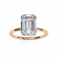Prism Radiant Cut Classic Lab Grown Diamond Ring - Ophiratbf