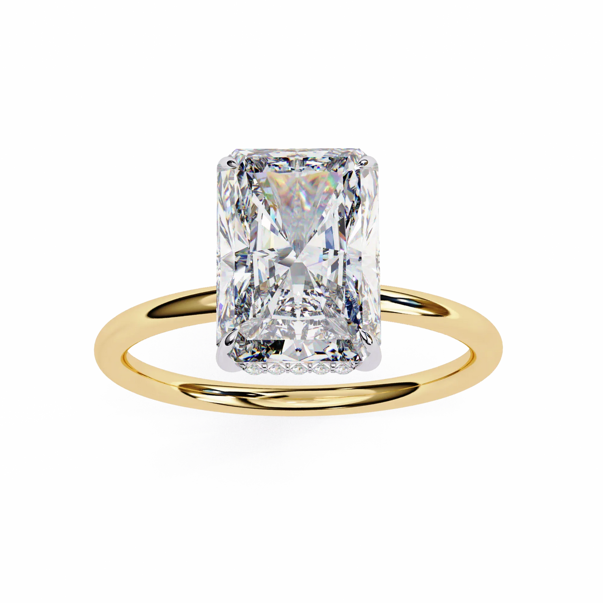 Ophira Celeste Radiant Solitaire Lab Grown Diamond Ring - Ophiratbf