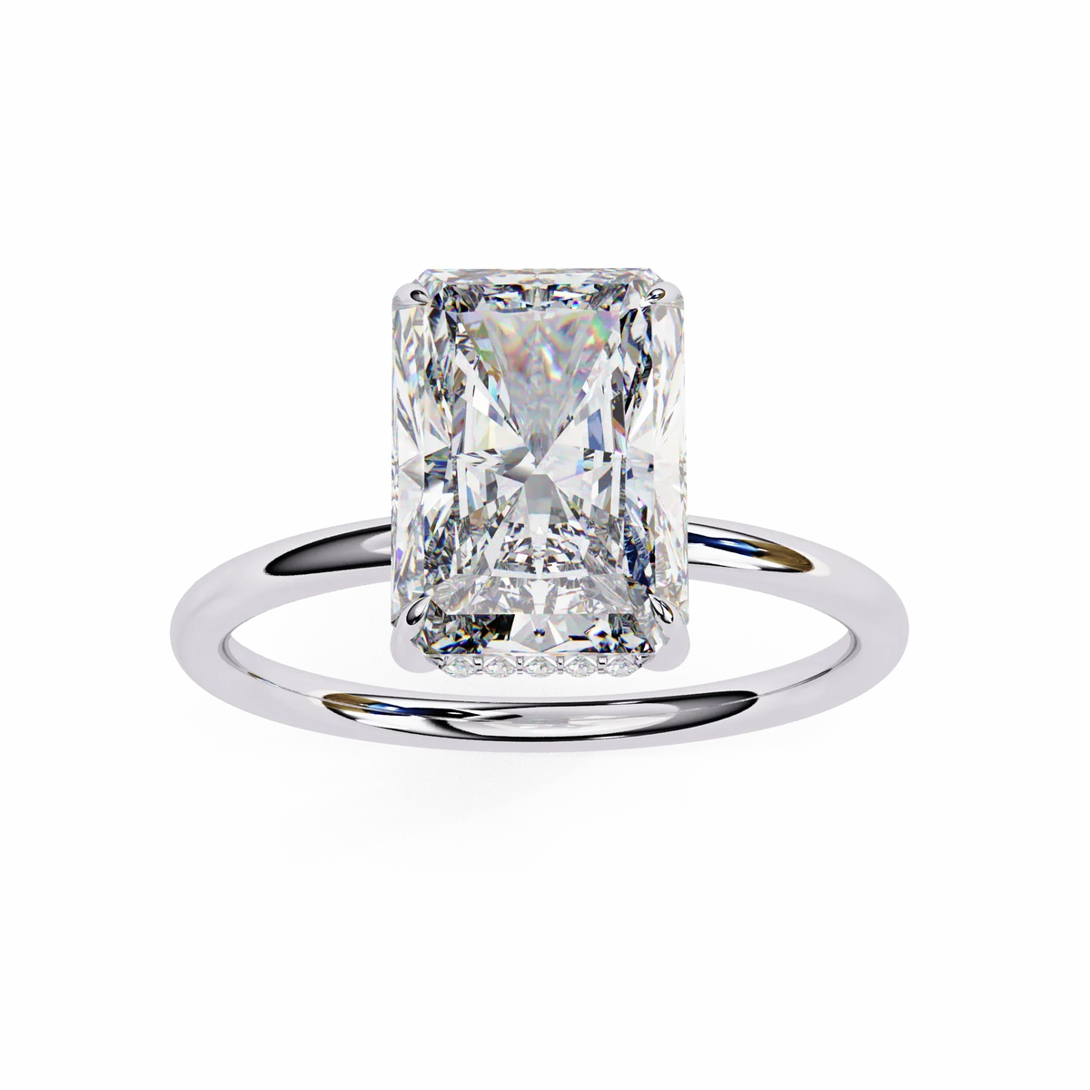 Ophira Celeste Radiant Solitaire Lab Grown Diamond Ring - Ophiratbf