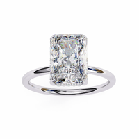Ophira Celeste Radiant Solitaire Lab Grown Diamond Ring - Ophiratbf