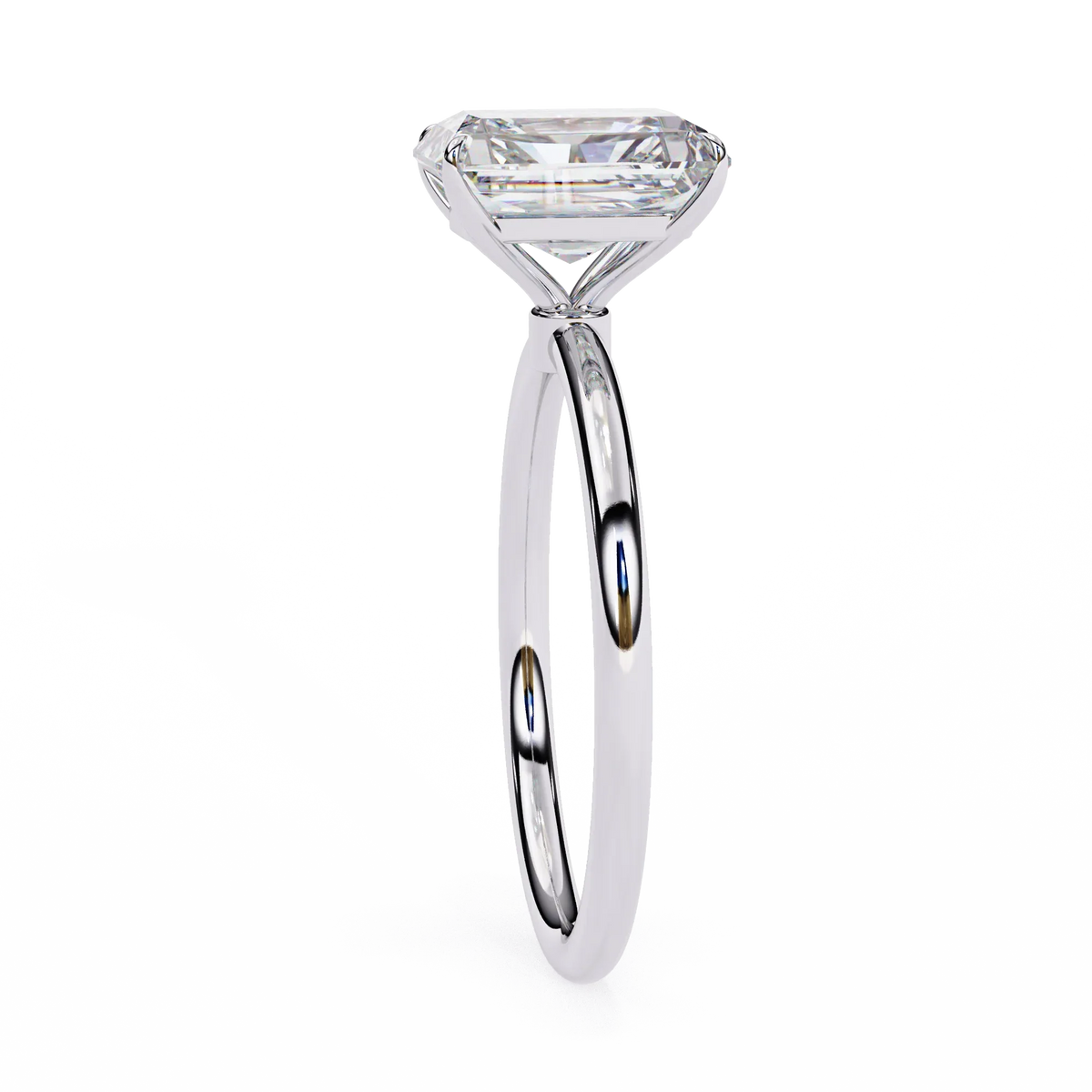Radiant Lab Grown Diamond Solitaire Ring - Ophiratbf